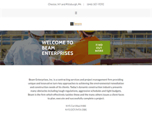 Tablet Screenshot of beamenterprisesinc.com